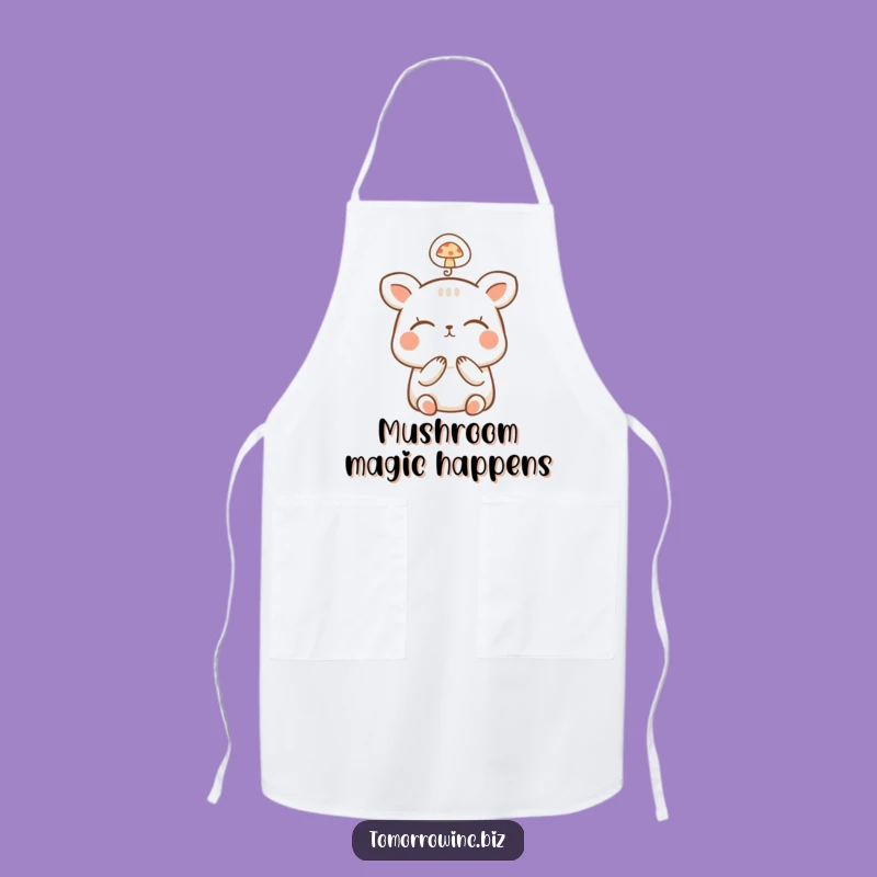 Funny Happy Animal Apron: Dream Big Kitchen - Hilarious Cooking Gift!