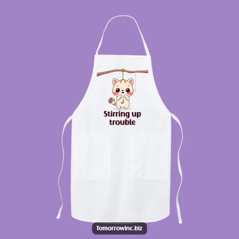 Funny Playful Animal String Apron: Cook with Fun and Playful Style