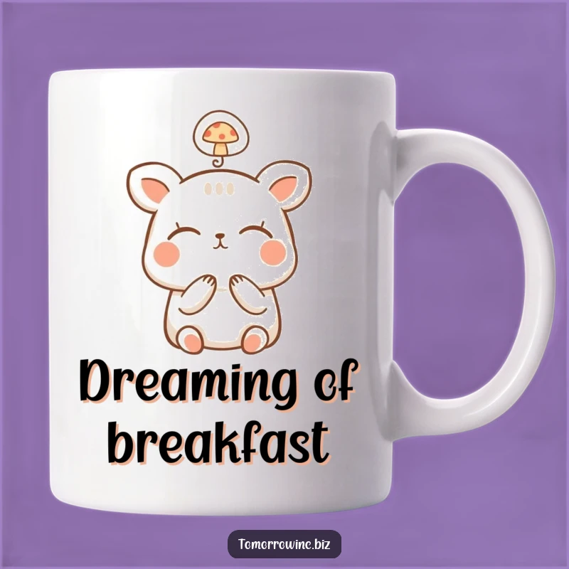 Funny Happy Animal Mug: Mushroom Dreams - A Whimsical, Hilarious Gift!