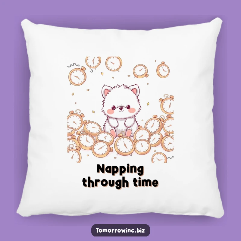 Funny Fuzzy Animal Pillow: Cozy Time Warp Dreams - A Snuggly Gift!