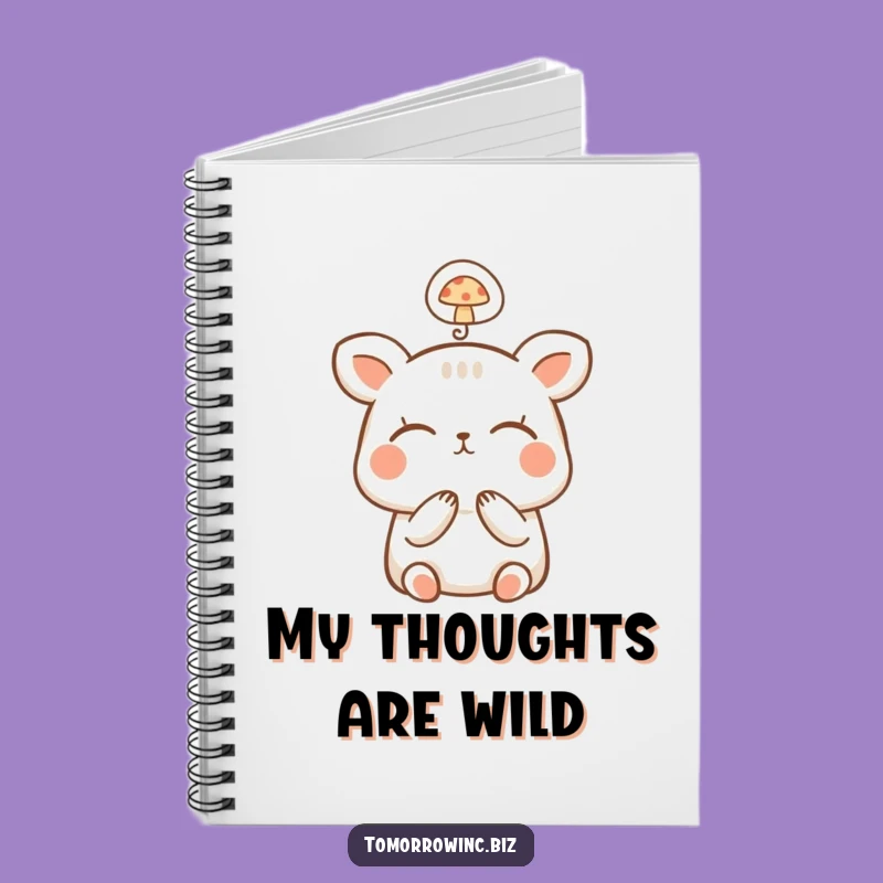 Funny Happy Animal Notebook: Dreamy Mushroom Notes - A Humorous Gift!