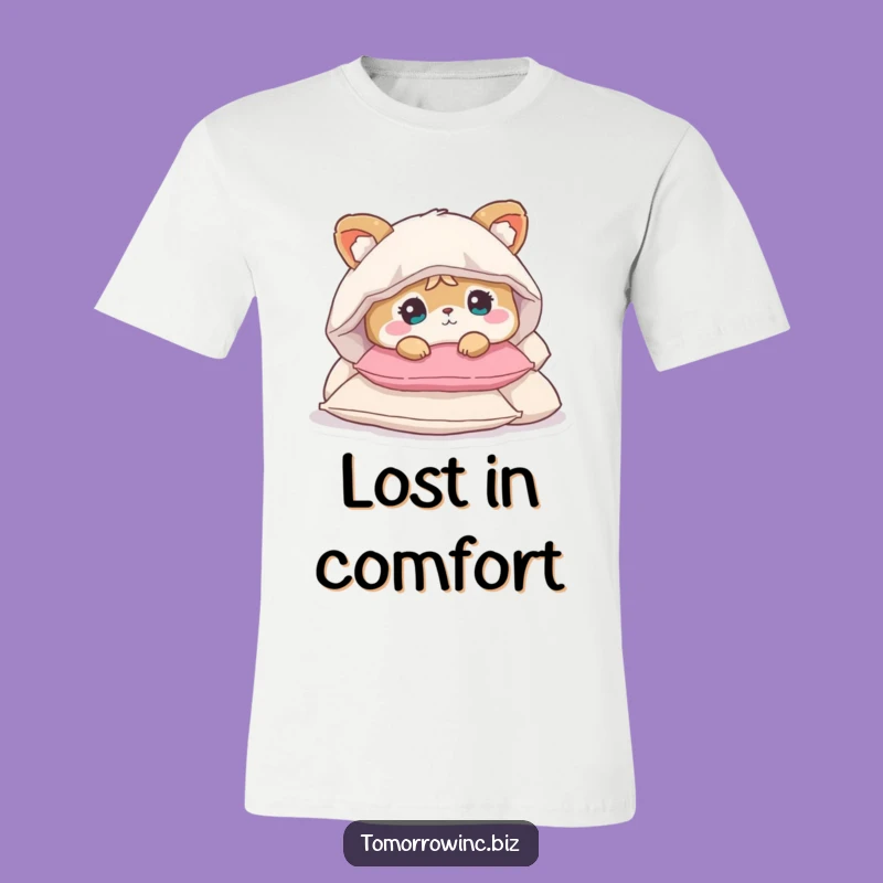 Funny Pillow Animal T-Shirt: Wear Your Comforting Bewilderment