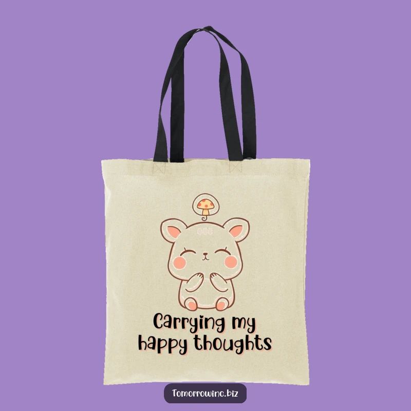 Funny Happy Animal Tote Bag: Carry Your Dreams - Whimsical Gift!