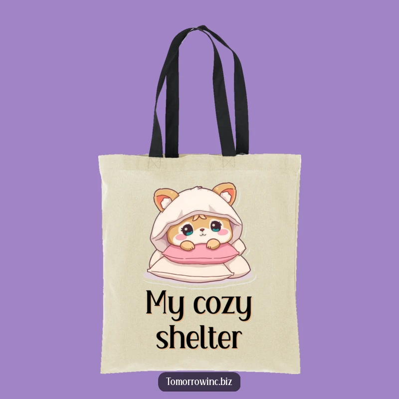 Funny Pillow Animal Tote Bag: Carry Your Comfort Zone